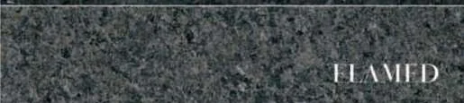 Flamed granite sample